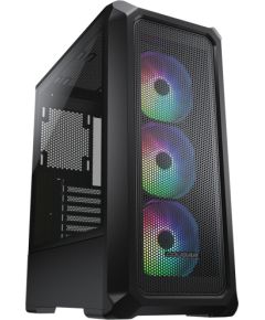 COUGAR Archon 2 Mesh RGB PC Case, Mid Tower, Black Datoru korpusi
