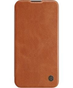 Case Nillkin Qin Pro Leather Samsung S916 S23 Plus 5G brown Neoriģinālie Maciņi
