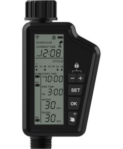 Smart Wi-Fi irrigation controller with large LCD screen Avatto SWT60-EU Viedie slēdži