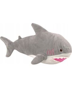 LeanToys Pluszowy Rekin Maskotka Przytulanka 40cm Siwy Mīkstās rotaļlietas