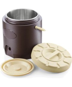 TERMOSS ĒDIENAM 12L, AR SKRŪVĒJAMU VĀKU UN ROKTURI, BRŪNS, PU/NER.TĒR., WAS Машины для мороженого