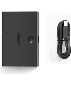 Ugreen   Ugreen switch switch 2xUSB-B - USB-A black (30345) Aудио-видео