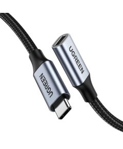 Ugreen   Ugreen US372 80810 USB-C - USB-C PD QC cable 100W 5A 10Gbps 0.5m - gray Дата USB-кабели