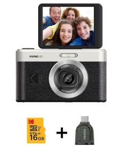 KODAK digitālā foto kamera Pixpro C1 melna Цифровые фотокамеры