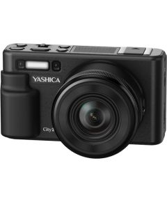 YASHICA City 200 digitālā kamera, melna Цифровые фотокамеры