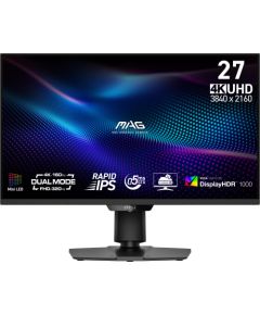 LCD Monitor MSI MAG 274UPDF E16M 27" Gaming/Frameless/4K Matte Panel IPS 3840x2160 16:9 160Hz 0.5 ms Colour Black MAG274UPDFE16M LED / LCD мониторы