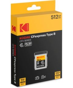Kodak CFexpress Type B 512GB EKMCFX512GK Atmiņas kartes micro SD SDHC