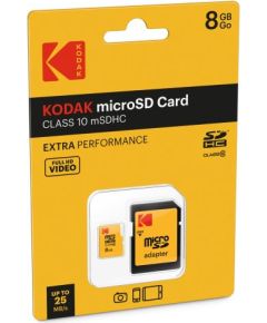 Kodak mSD 8GB Class10 Extra EKMSDM8GHC10CK Карты памяти