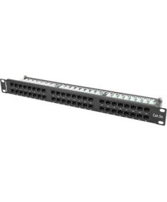 Lanberg Patch Panel 48 port 1U, cat. 5e, black