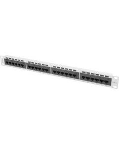 Lanberg Patch Panel 24 port 1U, cat. 6, grey