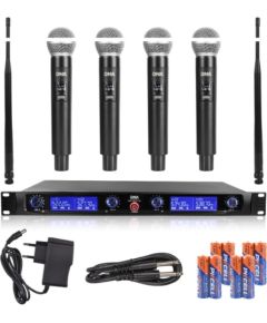 Dna Professional DNA WM4 VOCAL SET - Mikrofon bezprzewodowy, 4x nadajnik doręczny, system nagłośnienia UHF Mikrofoni