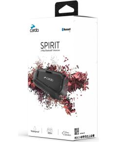Cardo Spirit motorcycle intercom 2 channels 400 m Black Austiņas