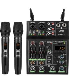 Dna Professional DNA MIXMIC 2 - Mikser audio, USB Bluetooth + 2x mikrofony bezprzewodowe DJ tehnika