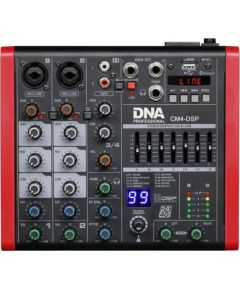 Dna Professional DNA CM4-DSP - Mikser audio, USB, MP3, Bluetooth, Phantom DJ tehnika