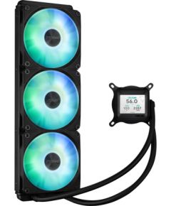 ASUS Prime LC 360 ARGB LCD Processor All-in-one liquid cooler 12 cm Black Procesoru dzesēšana