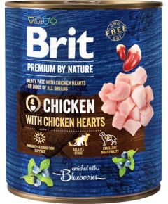 BRIT Premium by Nature Chicken with hearts - Wet dog food - 800 g Suņu barība