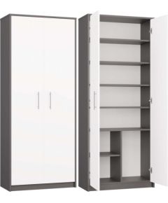 Top E Shop OLIV 2D CLOSED SHELVING UNIT, ANTHRACITE/WHITE SET Jaunumi -Dārzam