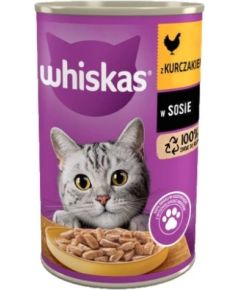 WHISKAS Chicken in sauce - wet cat food - 400g Консервы кошек
