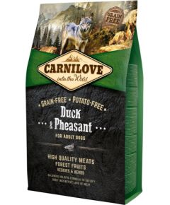 CARNILOVE Adult Duck and pheasant - dry dog food - 4kg Suņu barība
