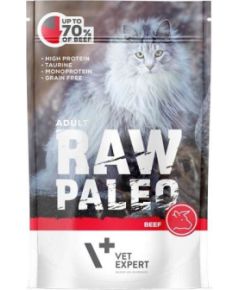 RAW PALEO Adult Cat Beef - wet cat food - 100 g Kaķu konservi