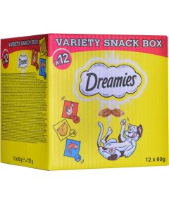 DREAMIES Variety Snack Box - cat treats - 12x60 g Kaķu sausā barība