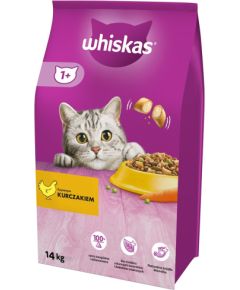 ‎Whiskas 325628 cats dry food Adult Chicken 14 kg Сухой корм для кошек