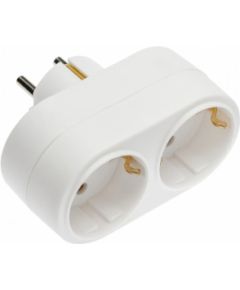 Sadalītājs GTV Schuko 2 x 220V 3500W Strāvas pagarinātāji