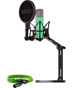 Rode Microphones NT1 Signature +XLR cable+Desktop Studio Arm, microphone (light green, bundle) Jaunumi - Audio-Video