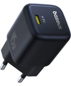 Baseus Sienas ātrais lādētājs PicoGo GaN 45W USB-C QC PD, melns Jaunumi - Viedierices