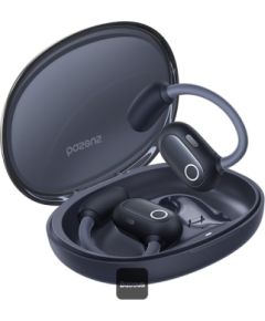Baseus Atvērtās bezvadu Bluetooth 5.3 austiņas Eli Sport 1 ar uzlādes futrālīti, melnā krāsā Jaunumi - Audio-Video