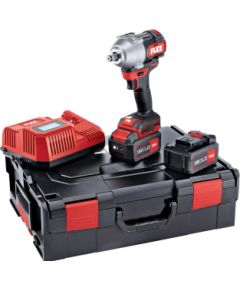 Triecienatslēga-skrūvgriezis Flex IW 1/2'' 750 18.0-EC/5.0; 18 V; 2x5,0 Ah akum. + L-Boxx Trieciena uzgriežņu pistoles ar akumulatoru