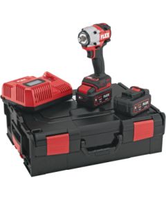 Triecienatslēga Flex IW 1/2'' 400 18.0-EC 5.0; 18 V; 2x5,0 Ah akum. + L-Boxx Trieciena uzgriežņu pistoles ar akumulatoru