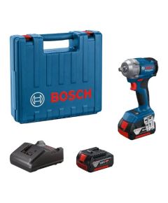 Triecienatslēga Bosch GDS 18V-350 Professional; 18 V; 2x4,0 Ah akum. + L-Case Trieciena uzgriežņu pistoles ar akumulatoru