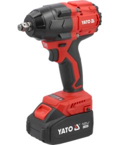 Triecienatslēga Yato YT-8277935; 18 V; 2x4,0 Ah akum. Trieciena uzgriežņu pistoles ar akumulatoru