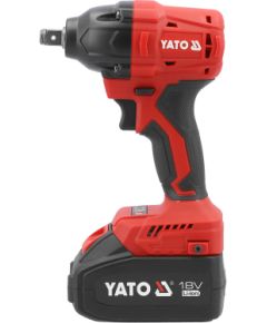 Triecienatslēga Yato YT-8277925; 18 V; 2x4,0 Ah akum. Trieciena uzgriežņu pistoles ar akumulatoru