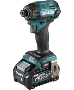 Triecienatslēga Makita TD002GZ01; 40 V (bez akumulatora un lādētāja) Trieciena uzgriežņu pistoles ar akumulatoru