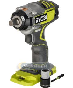 Triecienatslēga Ryobi R18IW7-0; 18 V (bez akumulatora un lādētāja) Trieciena uzgriežņu pistoles ar akumulatoru
