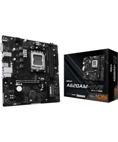 MB AMD A620A SAM5 MATX/A620AM-HVS ASROCK Mātes plates