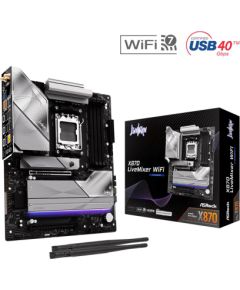 MB AMD X870 SAM5 ATX/X870 LIVEMIXER WIFI ASROCK Mātes plates