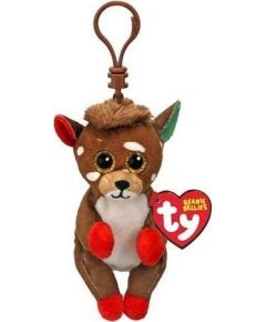 TY Beanie Bellies Juno - Brązowy renifer 8,5cm brelok Mīkstās rotaļlietas