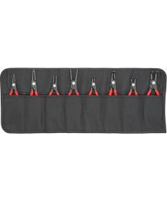 Circlip pliers 8 pcs. J1,J2,J11,J21,A1,A2,A11,A21, prec. tip, Knipex Knaibles un stangas