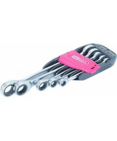 Kstools combination ratchet spanner set 5pcs GEAR+, KS Tools Ключи трещотки
