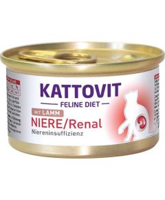 KATTOVIT Feline Diet Niere/Renal Lamb - wet cat food - 85g Консервы кошек