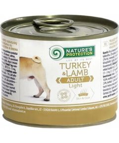 NATURE'S PROTECTION Adult Light Turkey and Lamb - wet dog food - 200 g Suņu barība