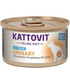 KATTOVIT Feline Diet Urinary Tuna - wet cat food - 85g Консервы кошек