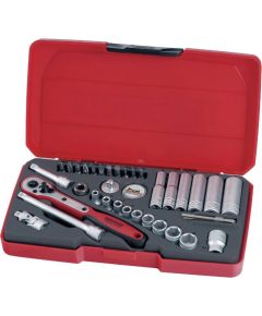 Tengtools Instrumentu komplekts Teng Tools T1436; 1/4''; 36 gab. Mehāniskie instrumenti