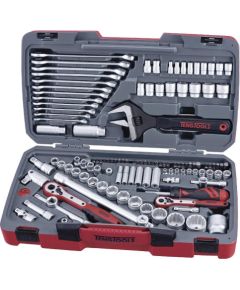 Tengtools Instrumentu komplekts Teng Tools TM127; 1/4''; 3/8''; 1/2''; 127 gab. Mehāniskie instrumenti