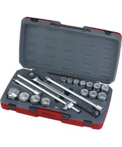 Tengtools Uzgriežņa galviņu komplekts Teng Tools T3418-6; 3/4''; 18 gab. Mehāniskie instrumenti