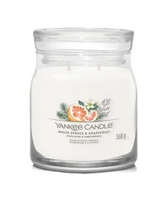 Yankee Candle White Spruce & Grapefruit Signature Candle 567.0g Telpu aromāti