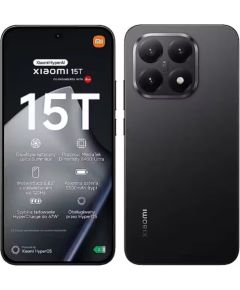 Xiaomi 15T 5G Смартфон 12GB / 512GB Black Мобильные телефоны